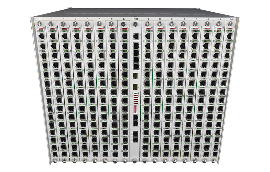 飛暢科技-960路電話光端機（8U 19英寸，SFP 1+1光備份）