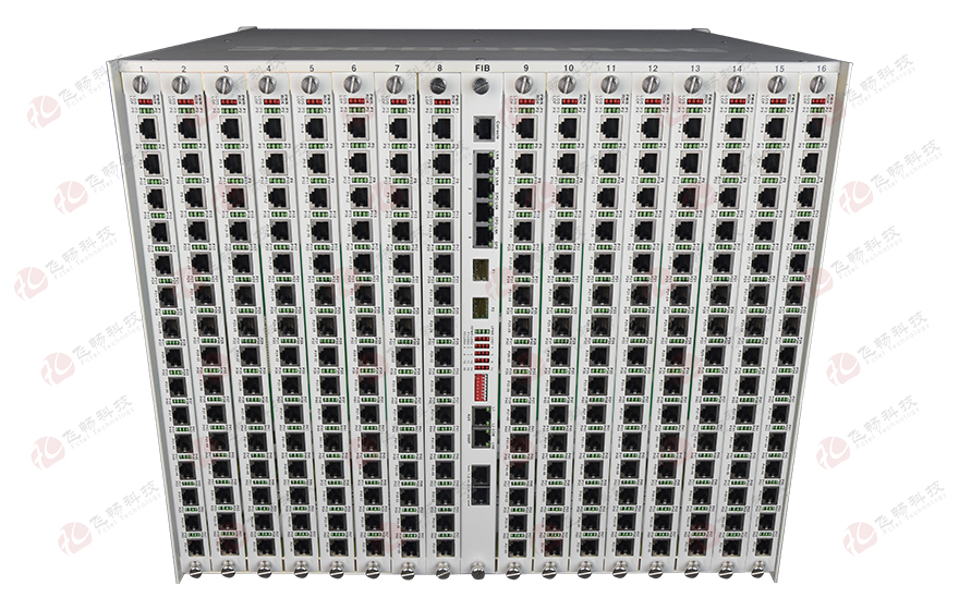 飛暢科技-960路電話光端機（8U 19英寸，SFP 1+1光備份）